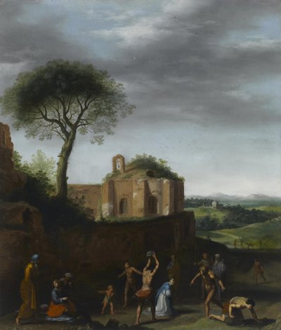 The Martyrdom of Saint Stephen by Cornelis van Poelenburch